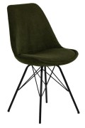 Krzesło Eris sztruks zielone - ACTONA